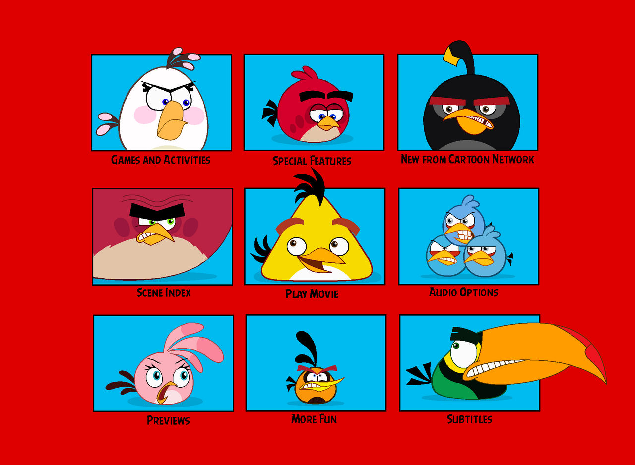 Angry Birds Movie Dvd Menu