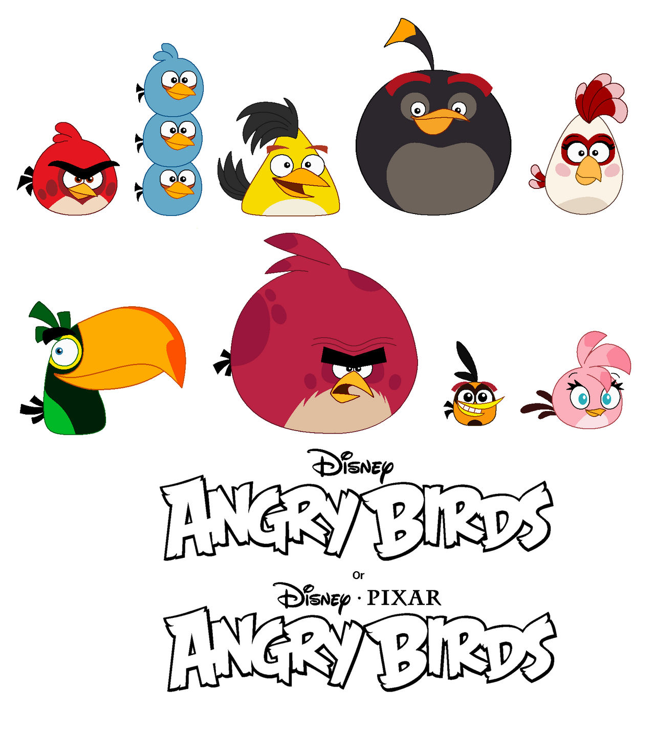 Anger Bird Disney's Angry Birds - Character Designs by ABFan21 on DeviantArt