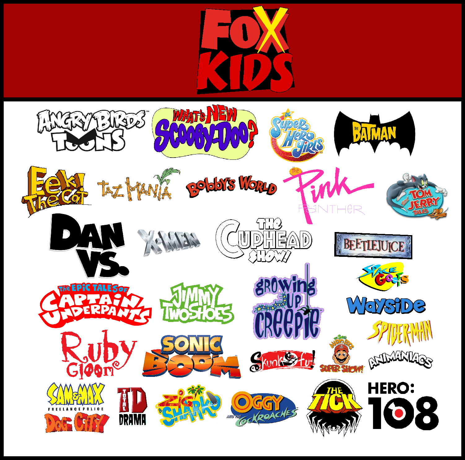 My Fox Kids Revival Lineup By ABFan21 On DeviantArt my-fox-kids-revival-lineup-by-abfan21-on-deviantart