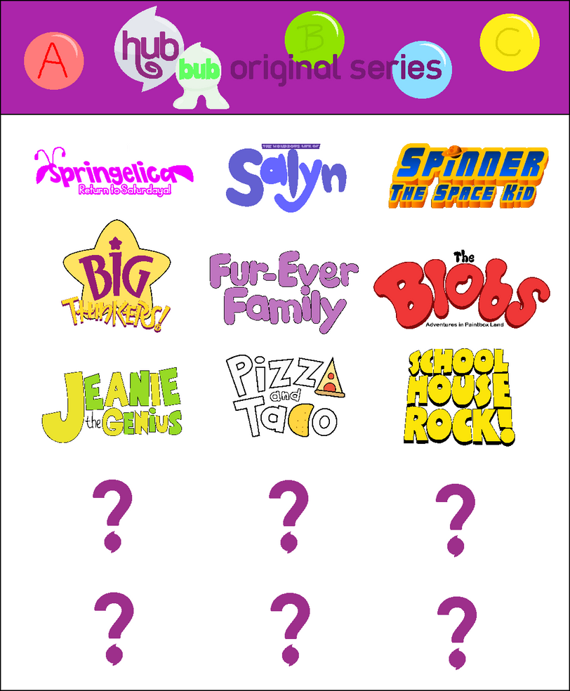 The Hubbub HubBub Original Series Lineup by JLMaestro on DeviantArt