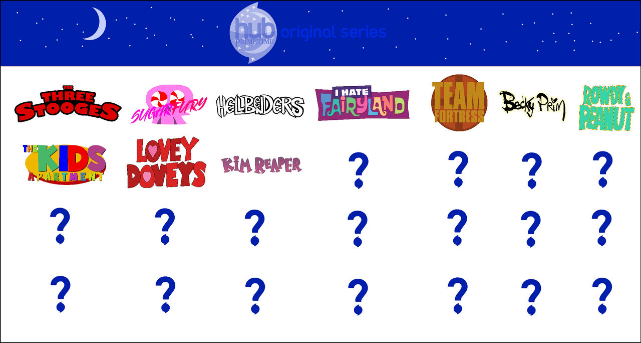 Hubbloons Hub Primetime Original Series Lineup by ABFan21 on DeviantArt