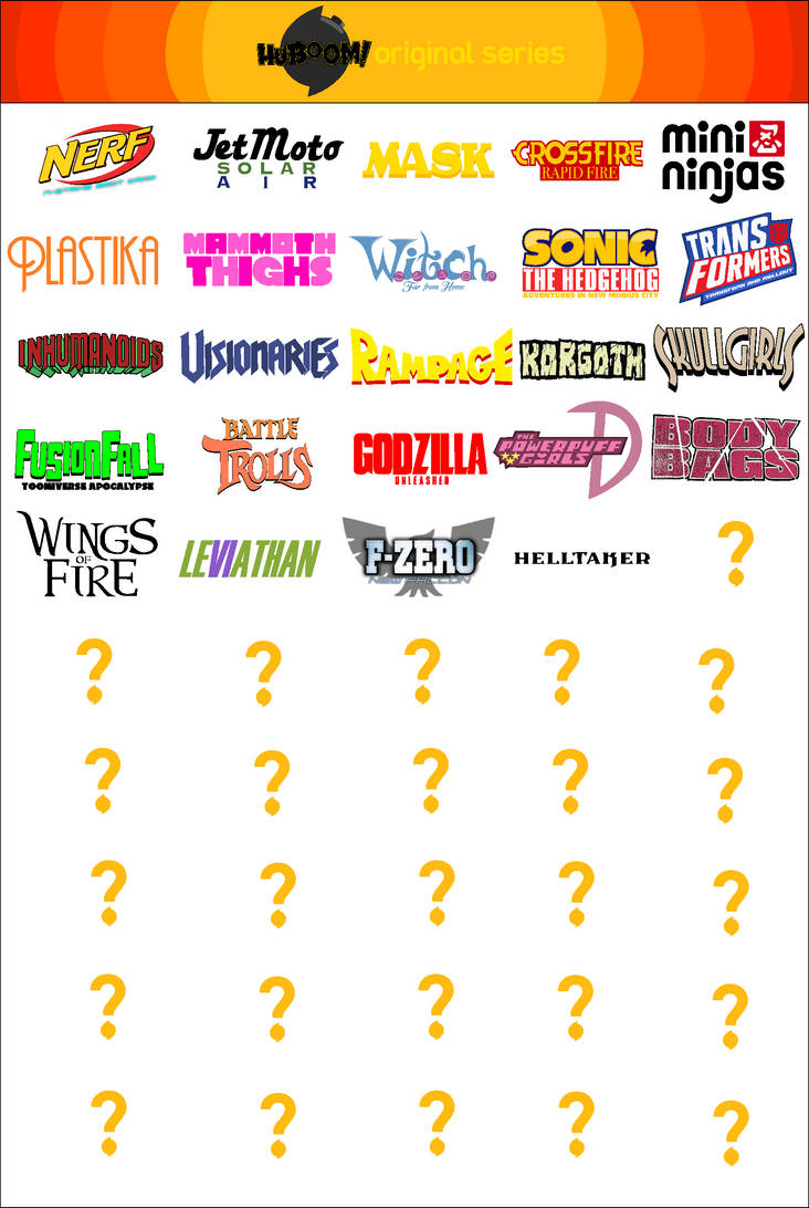 Hubbloons Huboom Original Series List by ABFan21 on DeviantArt