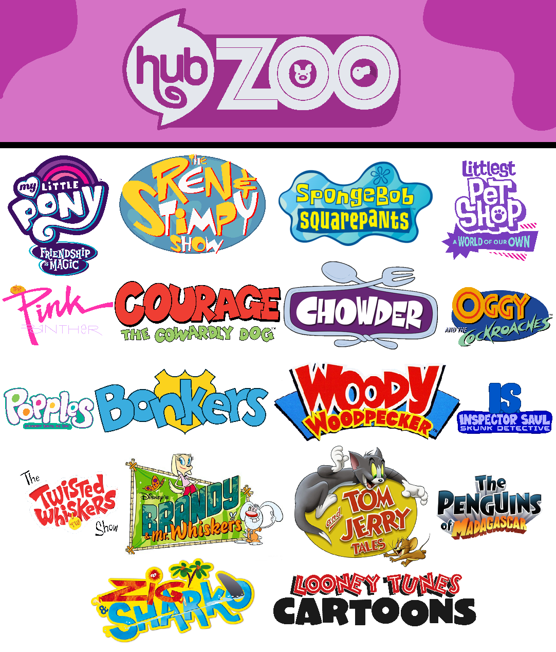 Program Lineup Full Deviantart Hub Zoo Programming Lineup by ABFan21 on DeviantArt