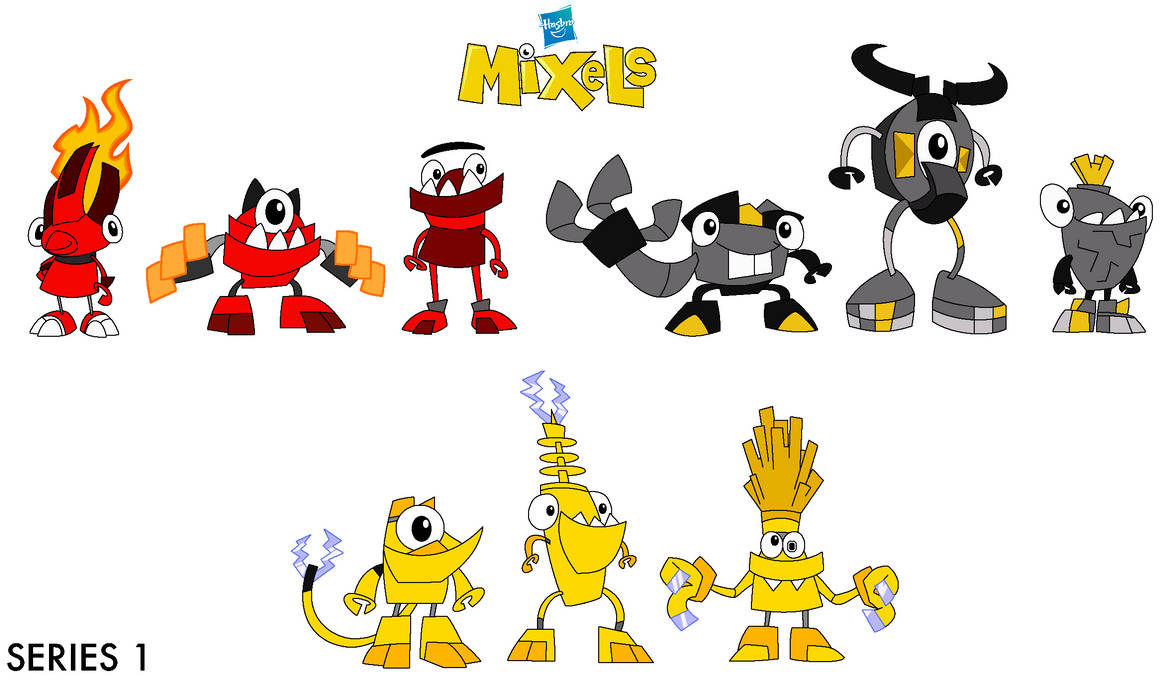 Mixels Character Design Hasbro Mixels - Series 1 by JLMaestro on DeviantArt