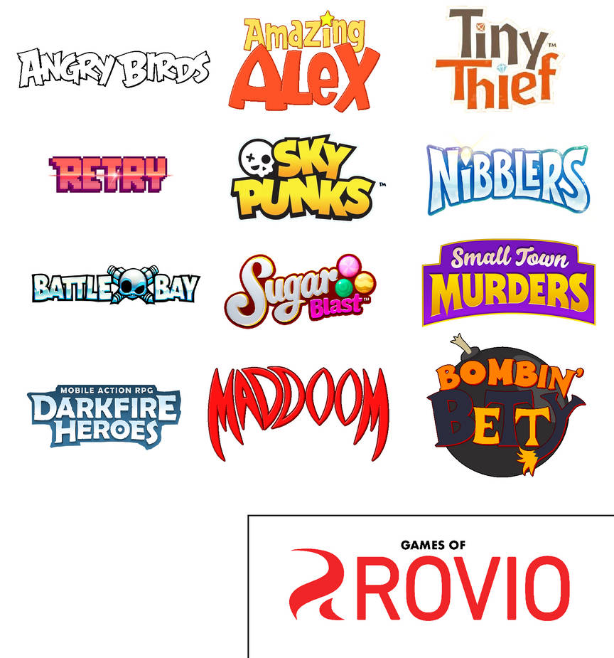 Games of Rovio Entertainment by ABFan21 on DeviantArt Games of Rovio Entertainment by ABFan21 on DeviantArt