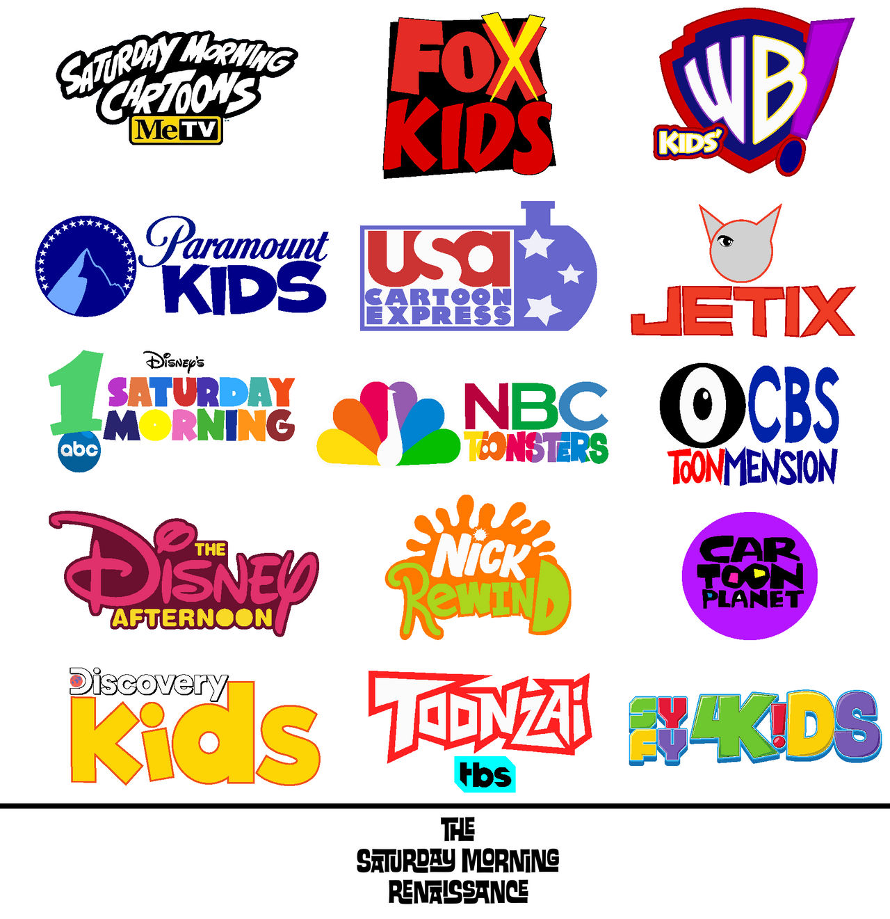 The Completed Saturday Morning Renaissance by JLMaestro on DeviantArt