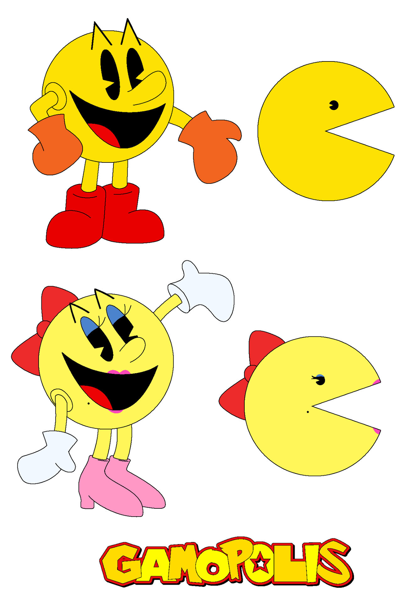 Gamopolis Pac Man And Ms Pac Man By ABFan21 On DeviantArt gamopolis-pac-man-and-ms-pac-man-by-abfan21-on-deviantart