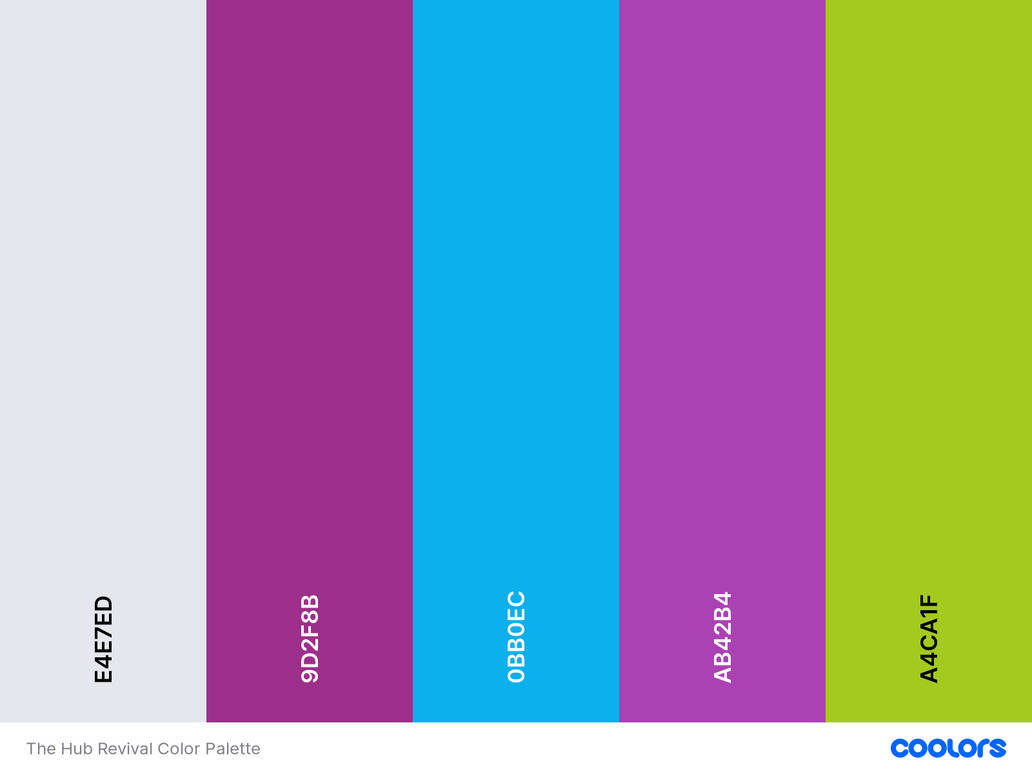 Multi Sample Hub Color The Hub Revival Color Palette by JLMaestro on DeviantArt