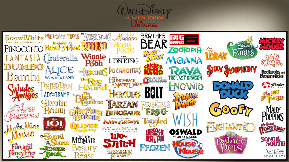 My Walt Disney Animation Studios Universe by ABFan21 on DeviantArt