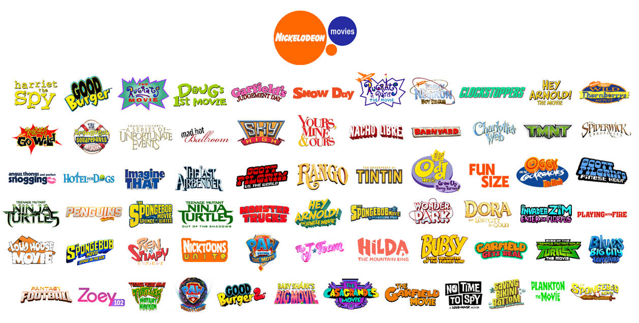 My Nickelodeon Movies AU Catalog by JLMaestro on DeviantArt