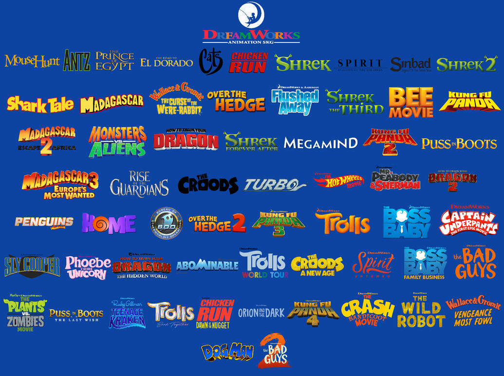 My Dreamworks Animation AU Catalog by JLMaestro on DeviantArt