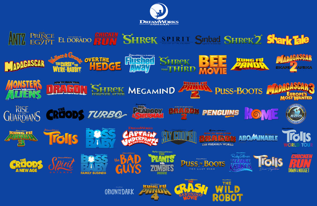 My Dreamworks Animation AU Catalog by ABFan21 on DeviantArt