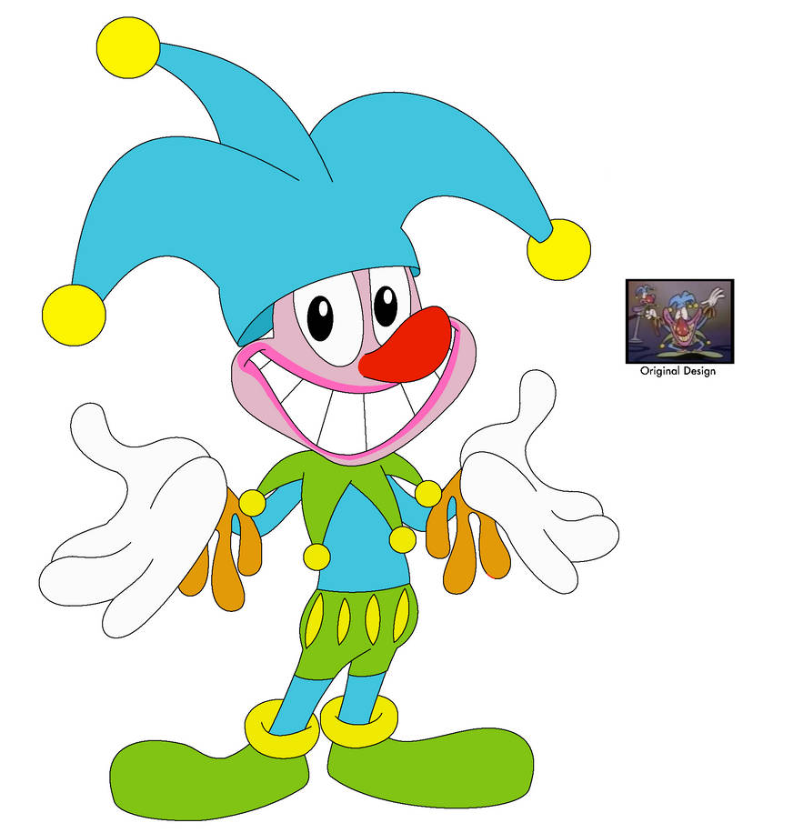 Hi-Ball the Jester Redesign (My CN AU) by JLMaestro on DeviantArt
