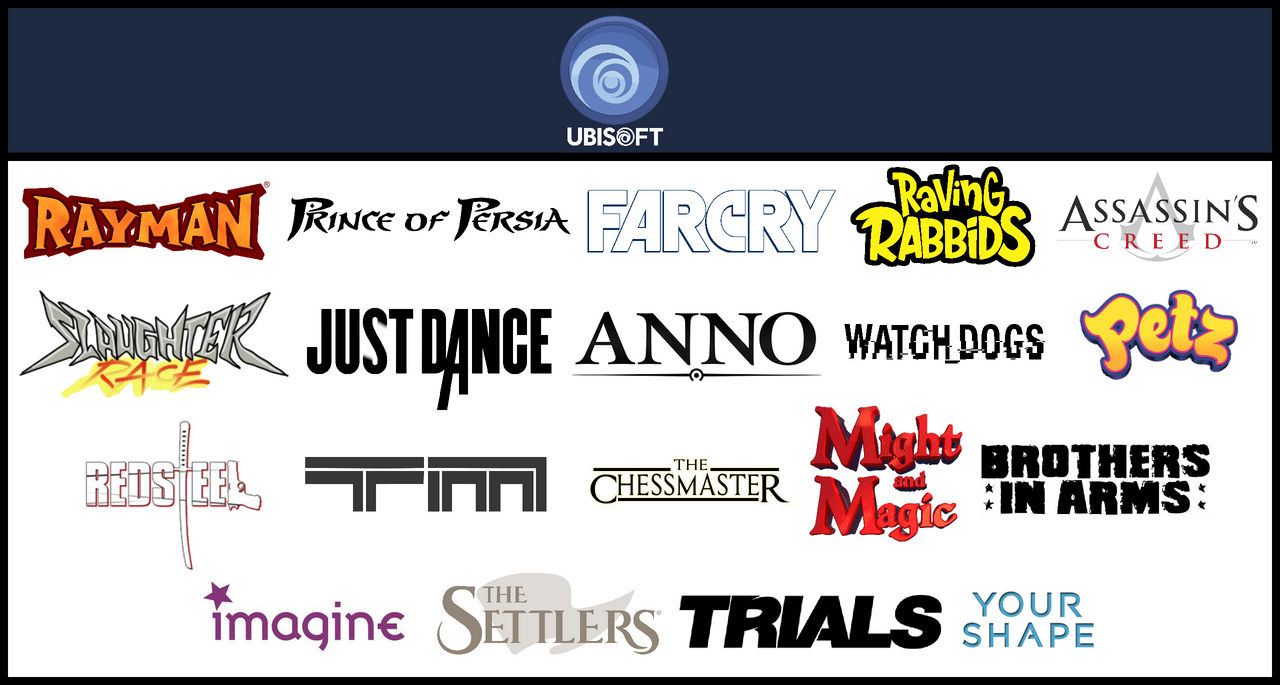Ubisoft Logo Deviantart Ubisoft IPs (My Gaming AU) by JLMaestro on DeviantArt