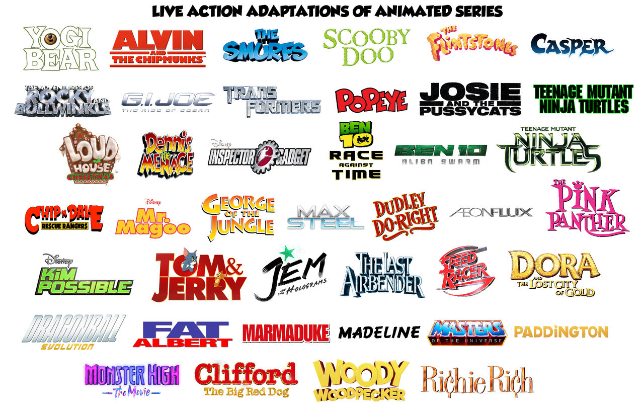 Live Action Adaptations Based on Cartoons (TL-JLM) by JLMaestro on ...