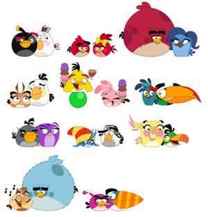 Couples of Angry Birds X
