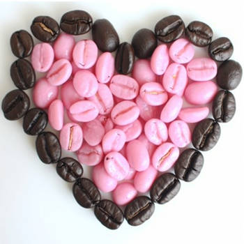 lucascirino  Sculpt a heart shape using coffeebean