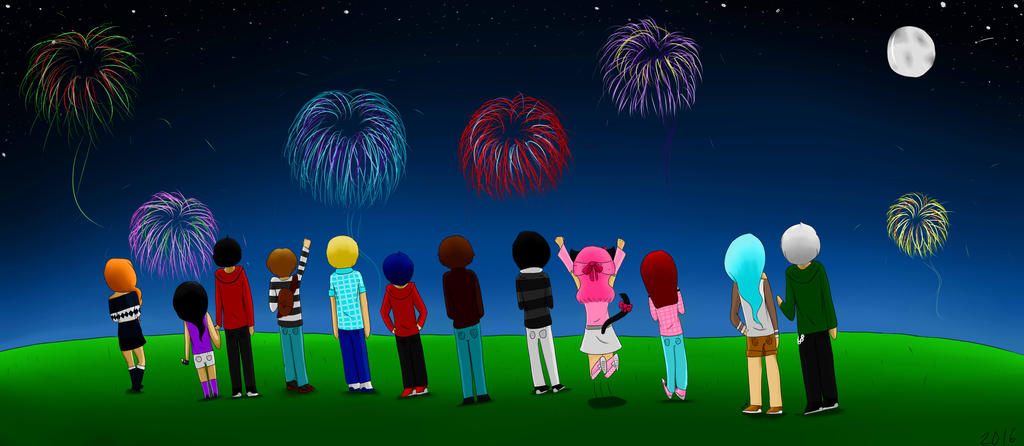 Fireworks Deviantart Fireworks by tikitorch100 on DeviantArt