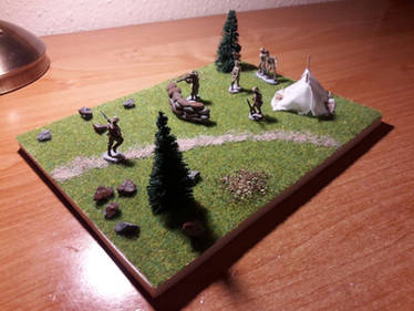 First Diorama: The camp