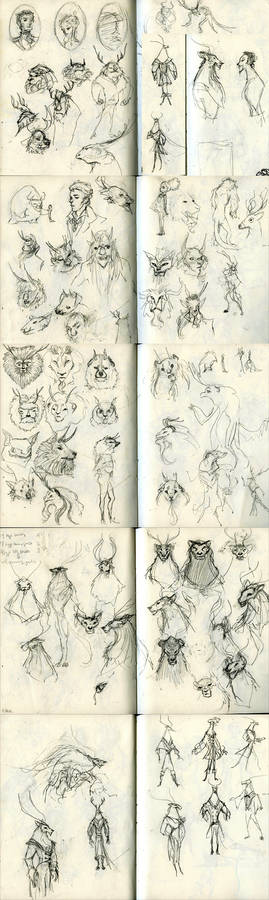 Beast Concept Sketches