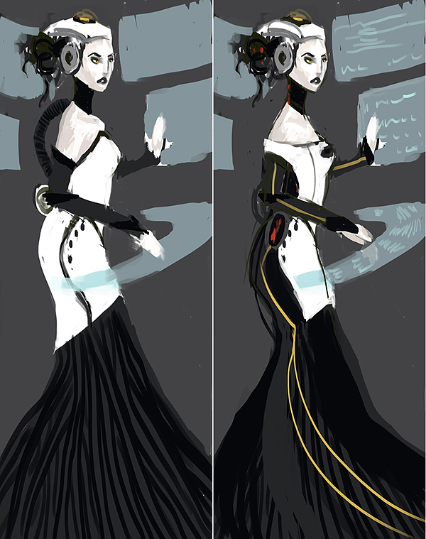 Human Glados by kelseymichele on DeviantArt