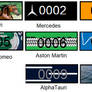 F1 fanmade licence plates