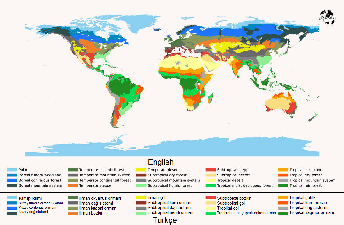 Climate Map Deviantart Climate world map by EA3S07 on DeviantArt