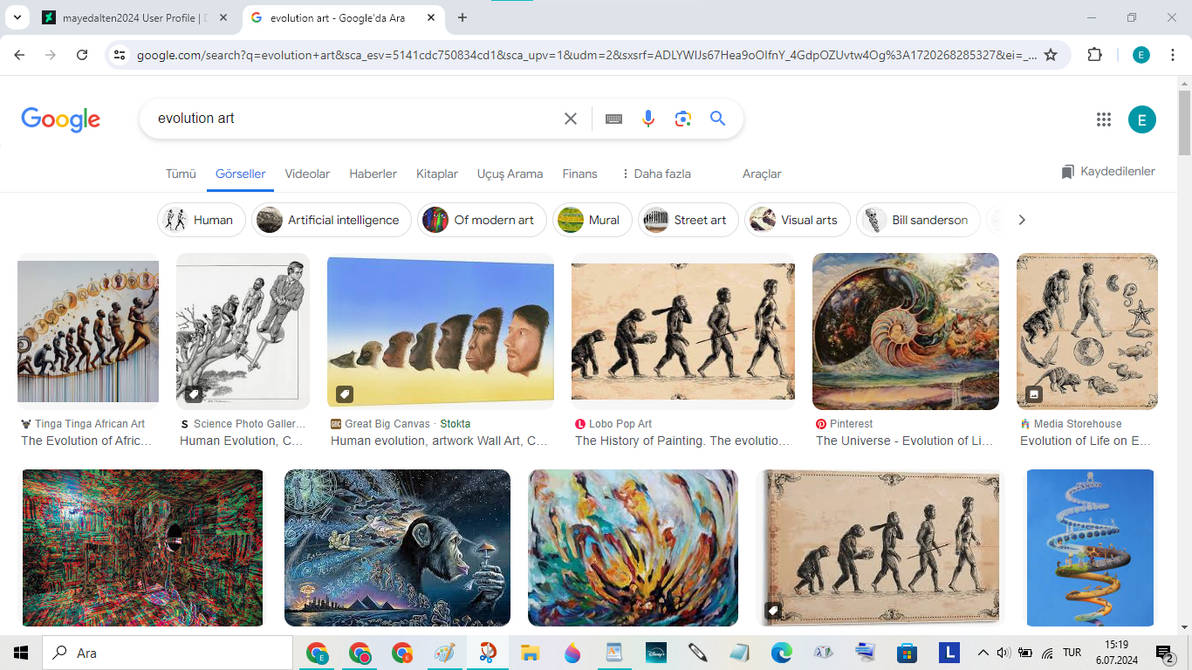 Evolution arts by EA3S07 on DeviantArt