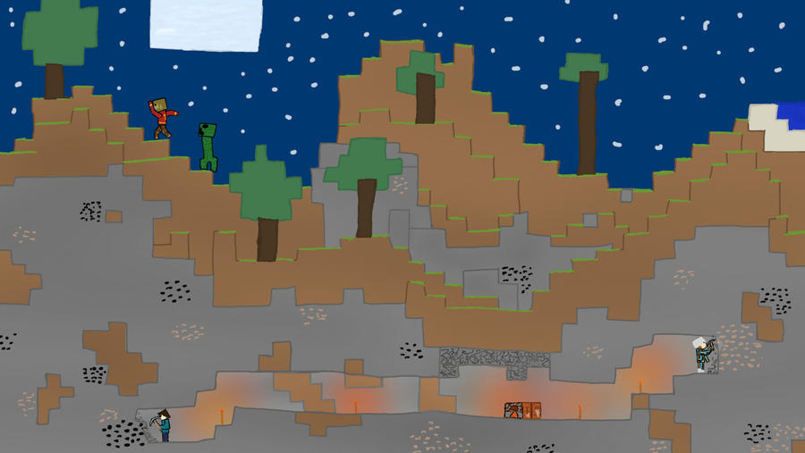 Minecraft Wallpaper 2d Speedpaint By Bastiaandegoede On Deviantart Minecraft Wallpaper 2d Speedpaint By Bastiaandegoede On Deviantart