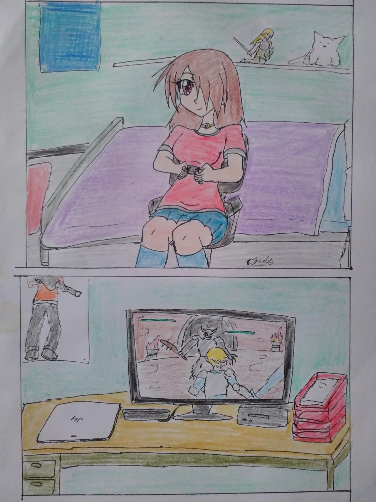 Gaming Deviantart Luna is gaming by jvdb91arrow on DeviantArt