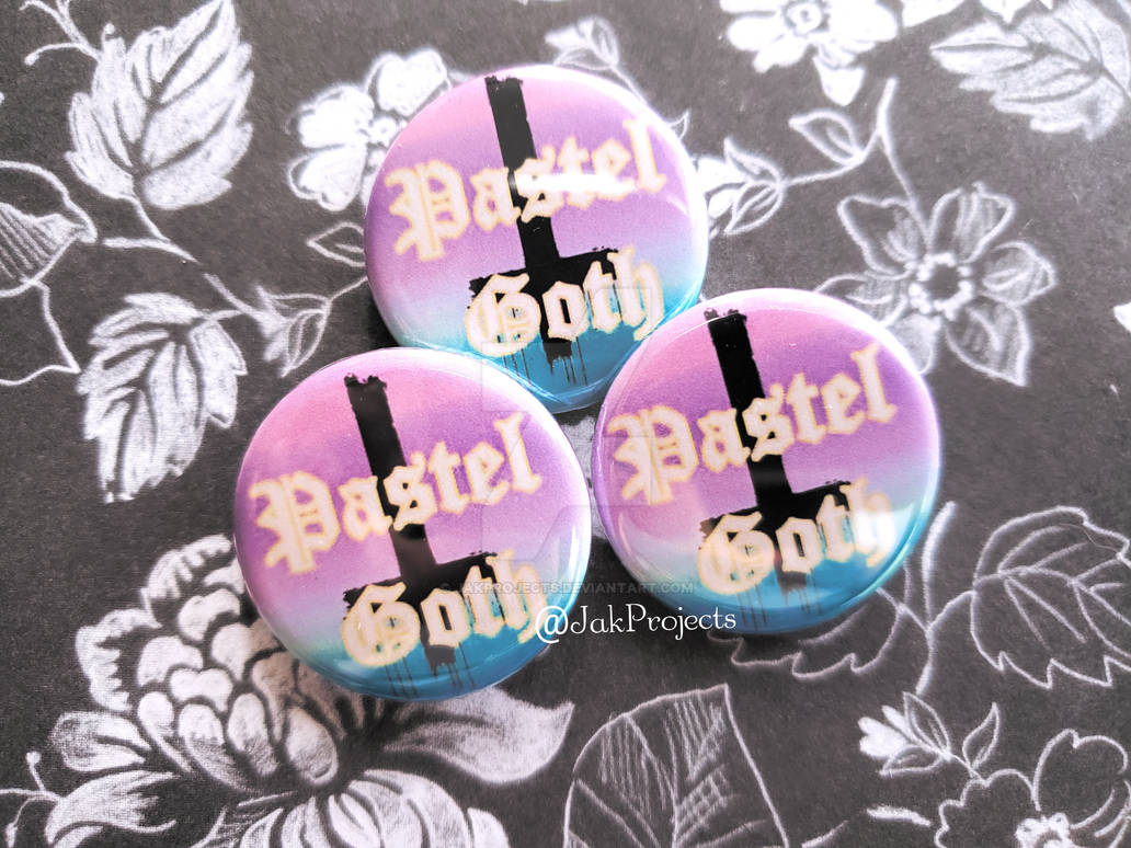 Pastel Goth Button by JakProjects on DeviantArt