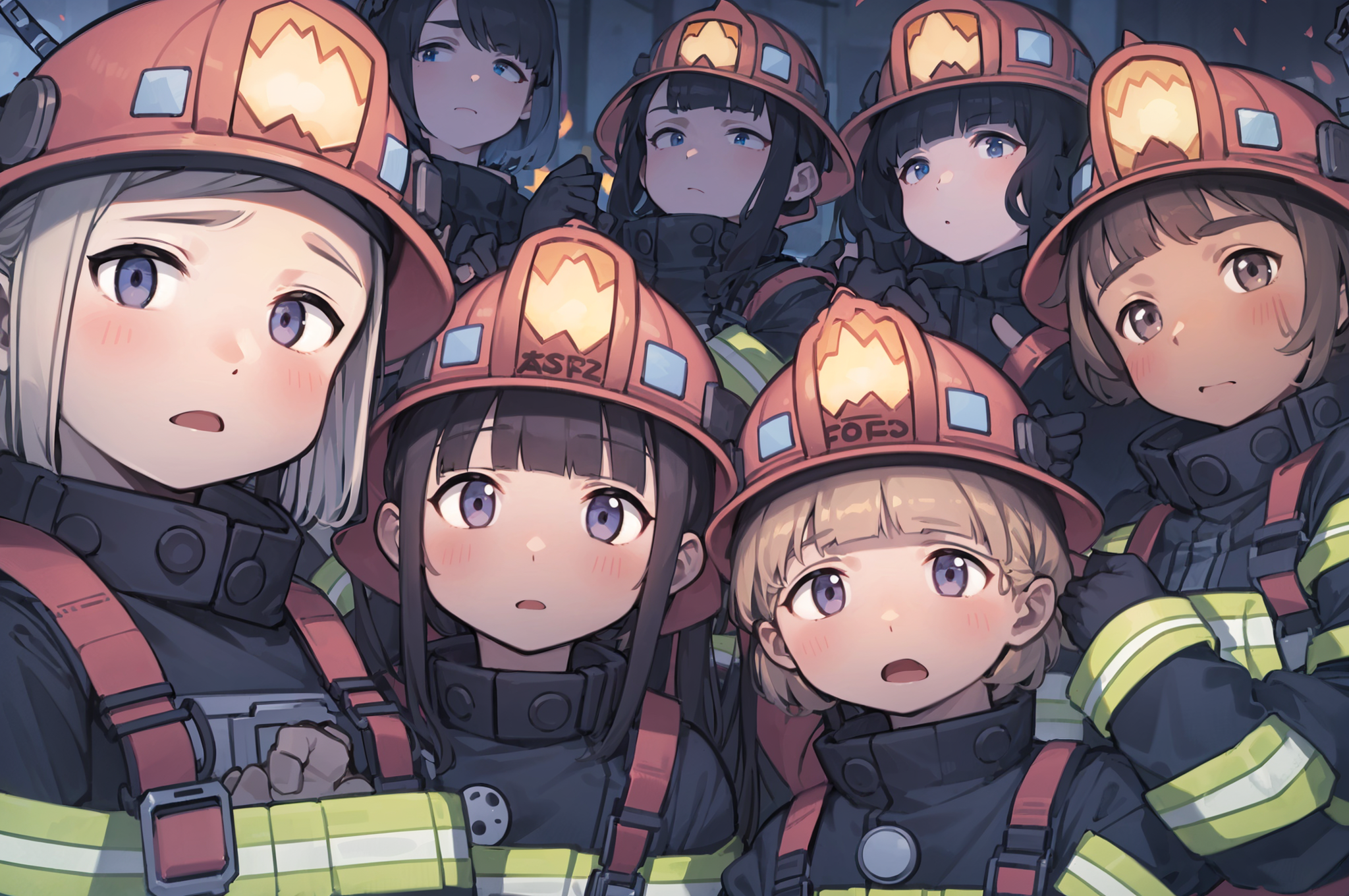 Partners 🤝💙 #firefighterdaigo #animerecommendations #moprani