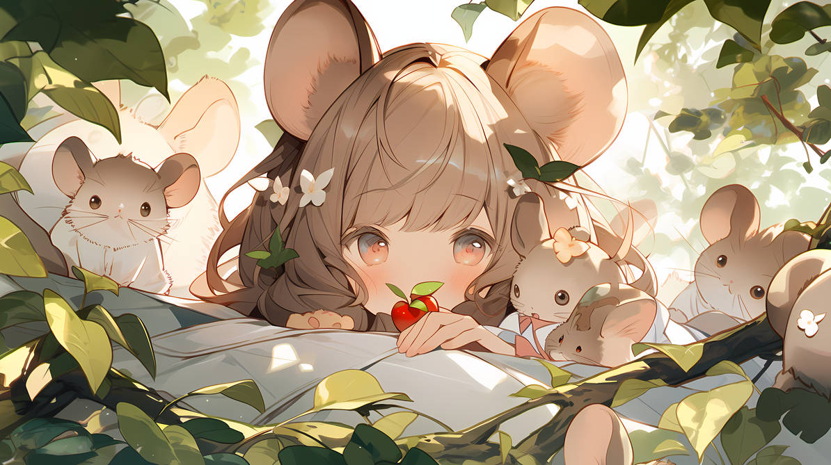 Mika, with the little Mouse Familie by MizukiAoki on DeviantArt