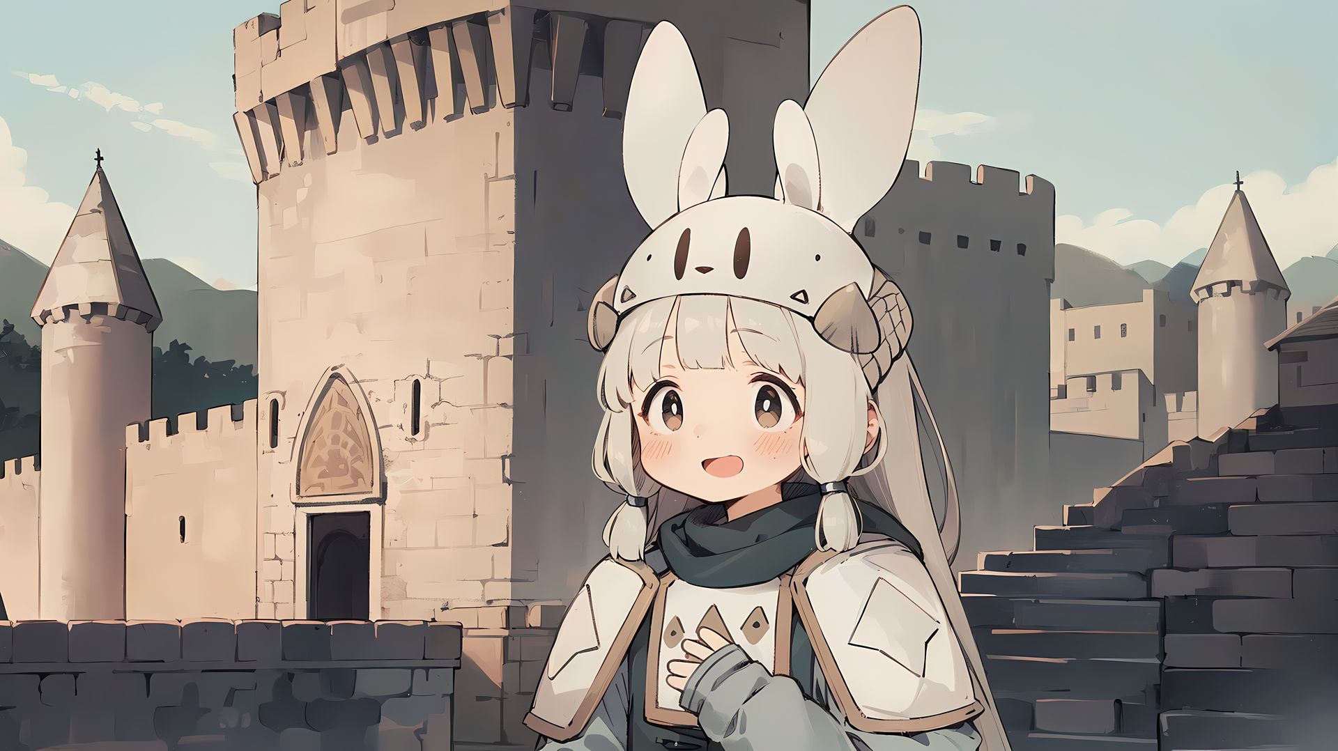 Guardian Bunny, Protecting the Rabbit Stronghold by MizukiAoki on ...