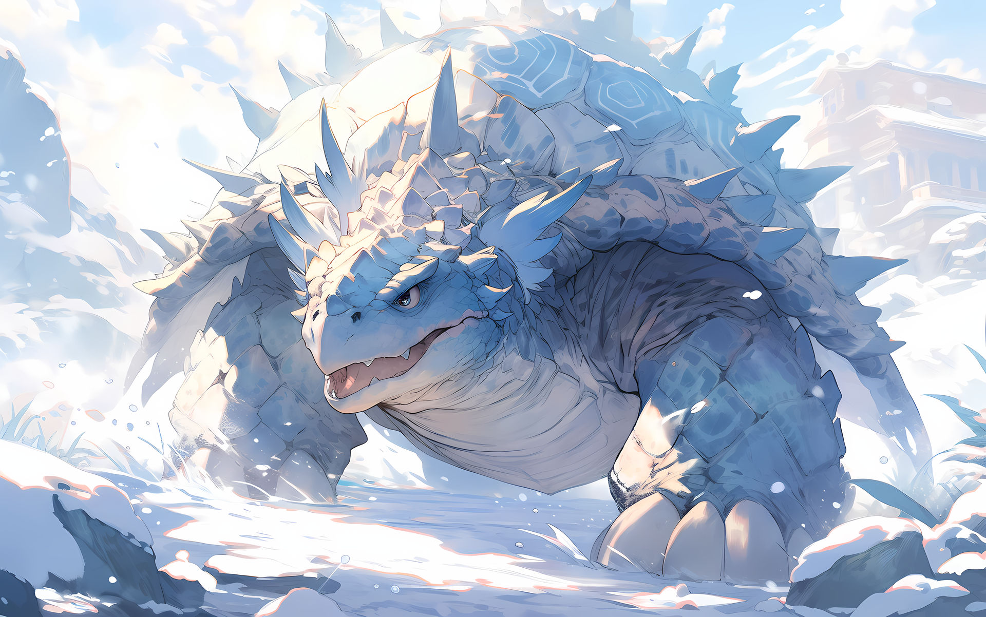 Ice Turtle - Kunga by MizukiAoki on DeviantArt