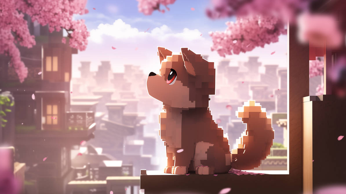 Minecraft Cockapoo Minecraft Puppy by MizukiAoki on DeviantArt