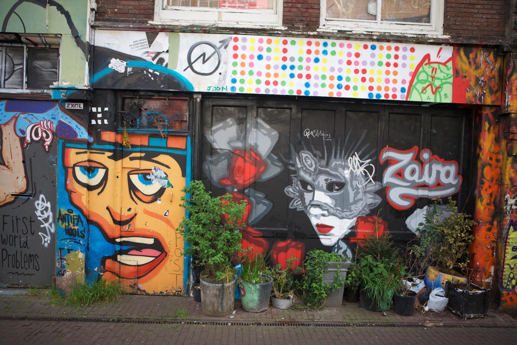 Graffiti in Amsterdam -1