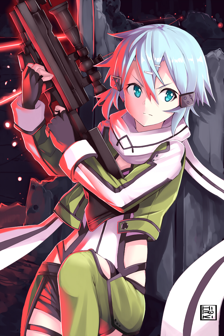 Sinon Sword Art Online Ggo By Hirokiart On Deviantart Sinon Sword Art Online Ggo By Hirokiart On Deviantart