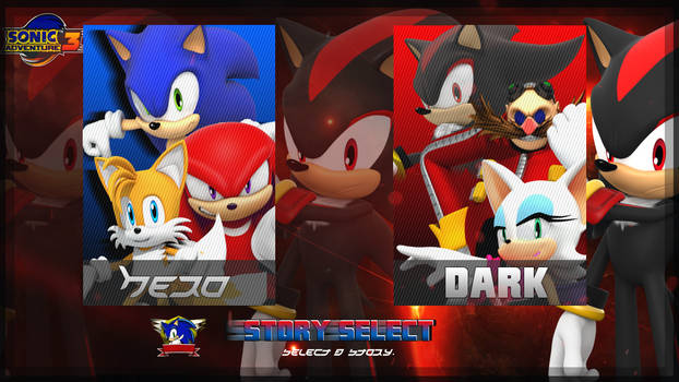 Sonic Adventure 3 Menu fan made