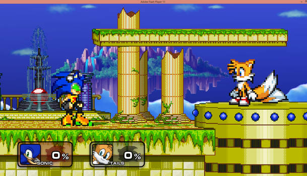 Jet Set Sonic Texture Mod Preview for SSF2