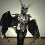 Epic Skyrim-dragon cosplayer