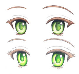 Art Drabble (Manga Eyes)