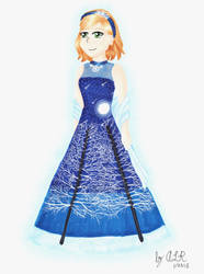 'Winter Night' Dress Design