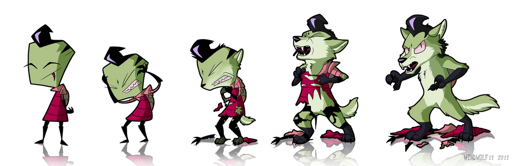 Zim Werewolf Transformation 