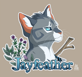 Jayfeather Badge  by AspenWynd