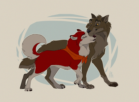 Balto and Jenna Sketch