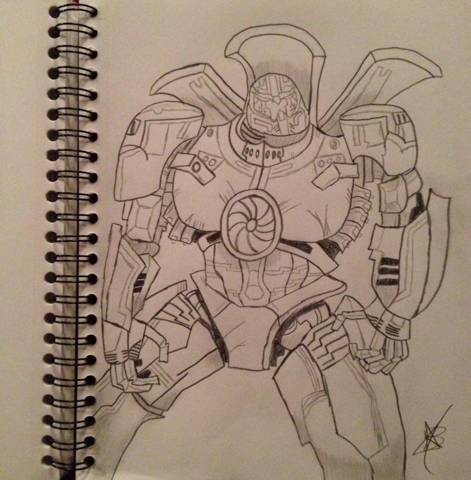 Gipsy Danger Sketchbook Shot