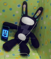 Handmade Pogo Space Bunny Plush