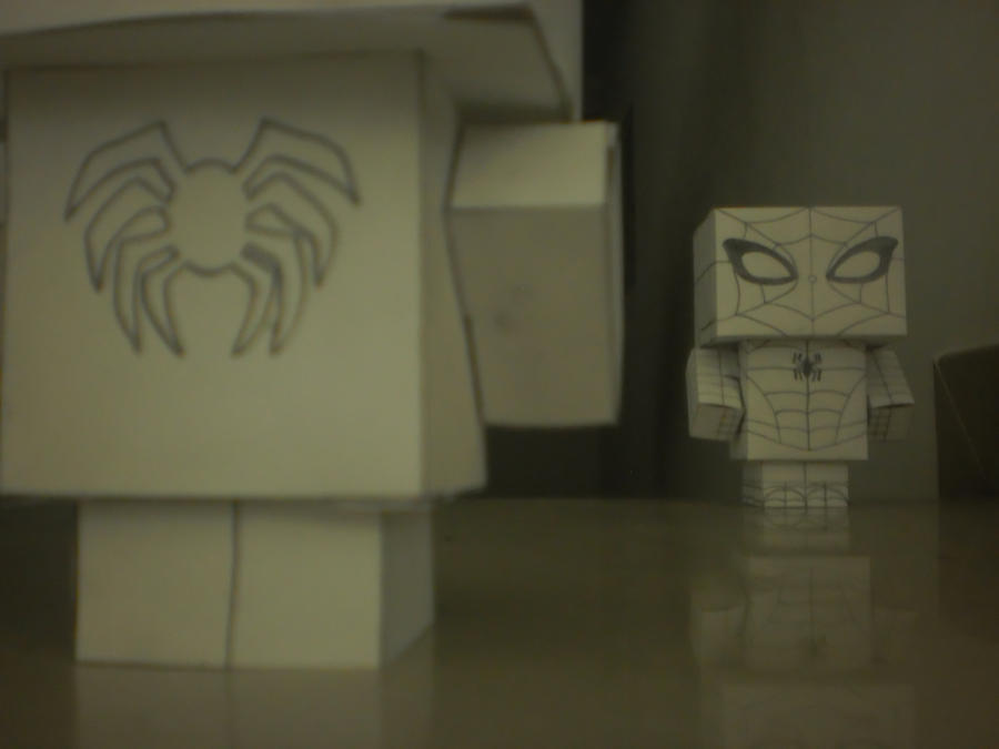 Spiderman Cubeecraft By Heyletsdraw On Deviantart