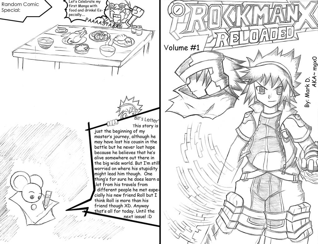 Rockman X Reloaded Manga Cover by Mgx0 on DeviantArt